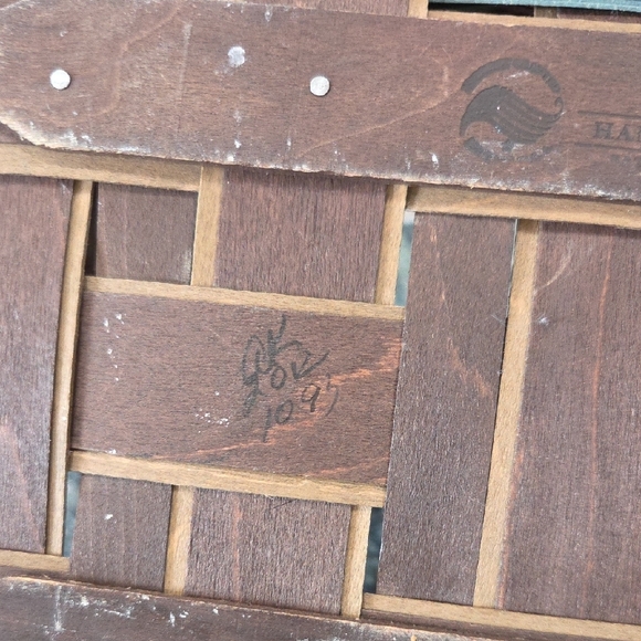 Longaberger Autumn Woven Basket with Handles - Picture 3 of 13